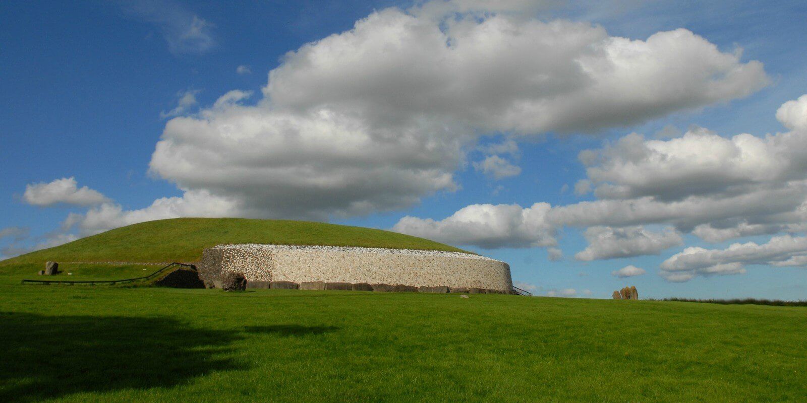 Newgrange in the Boyne Valley is a 5000 year old Passage Tomb famous for the Winter Solstice illumination which lights up the passage and chamber at sunrise