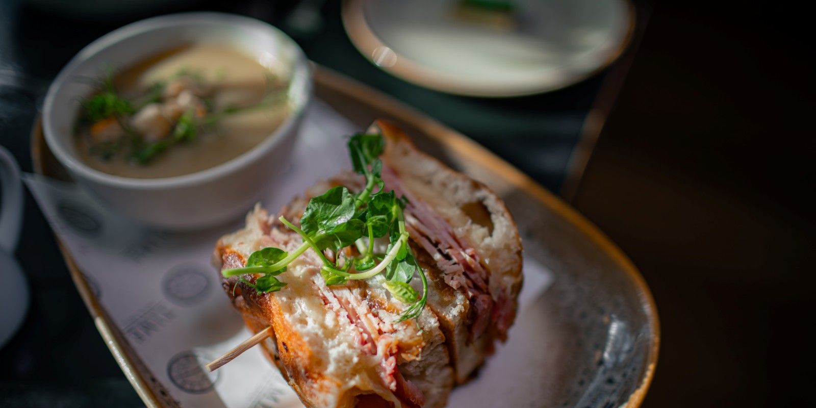 Soup and sandwich www.pillohotelashbourne.com